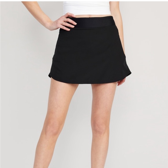 High-Waisted StretchTech Pleated 2-in-1 Skort for Women - Picture 4 of 5